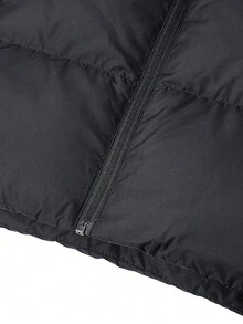 Under Armour Unisex Short Down Jacket 2026 Winter New Warm Windproof Stand Collar Jacket 25600801-001 - Black - View 8