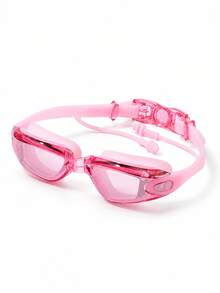 Goggle Set (Goggles + Swim Cap) - Pink - View 7