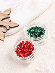 Charm trang trí móng tay 3D Giáng sinh, đá đính móng DIY làm manicure - Nhiều màu - Xem 6