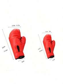 1 Pair Boxing Gloves For Adults And Children, Professional Training Boxing Gloves Suitable For Boxing, Kickboxing, Taekwondo And Other Combat Sports Training, Also Suitable For Punching Bag Training, Ideal For Beginner Children Or Adults. Features Full Protection Design To Effectively Protect The Hands And Reduce Impact Force On The Opponent Or Training Equipment. - Multicolor - View 4