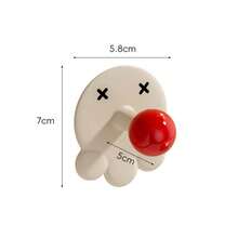 Cute Octopus Shaped Self-Adhesive Wall Hook, No-Drill Decorative Hook, Multi-Functional Towel, Jewelry And Headphone Storage Rack, Colorful Cartoon Home Decor, Suitable For Bathroom And Bedroom - Multicolor - View 7