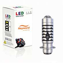 Heyword 12-80V Motorcycle And Electric Vehicle Front Headlight, Equipped With LED Yellow And White Dual Beam Lens And 3570 Type Light Beads - 1pcs - View 11