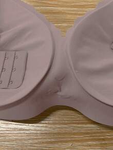 1pc Maternity Nursing Bra, Breathable Postpartum Feeding Bra, Comfortable Push-Up Anti-Sagging One-Piece Bralette - Brown - View 4