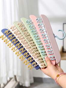 Dopamine Styleclothes Rack,Wavy Over-The-Door Hook Rack-A Multifunctional Hanger For Bras, Hats, Bags, And Accessories; Space-Saving And Suitable For Homes And Dormitories.Closet Organizer And Storage - Multicolor - View 1