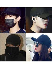 1pc Minimalist Vintage Baseball Cap, Outdoor Fashion Baseball Hat - Multicolor - View 5