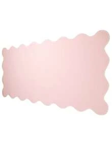 Scalloped Desk Mat, 35.4" X 15.7" Large Cute Aesthetic Desk Accessories, PU Leather Computer Laptop Desk Mouse Keyboard Pad, Desk Writing Mat For Vanity/Work/Home Decor (Pink, 35.4" X 15.7") - View 10