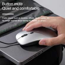 APAYADO 1600DPI Wired Office Mouse, Silent Click Suitable For PC Laptop/Computer - View 5
