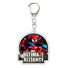DOBBLE ULTIMATE ALLIANCE Theme Series Keychain, Matched With Silver Metal Lobster Clasp + Small Chain, Convenient To Hang On School Bags, Keys, Backpacks, Fan Collection Decorative Pendant. - Keychain - View 5