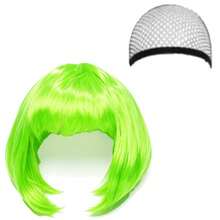 1/2Pcs Multi-Color Optional Short Bangs Bobo Wig For Women Versatile Hair Wig Daily Party Hairpiece For 80s Party Music Festival Cosplay Halloween - Multicolor - View 41
