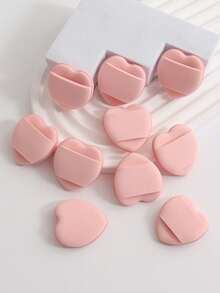 50/100pcs Finger Air Cushion Sponge Powder Puff Set,Including Air Cushion Sponge, Latex-Free Mixed Sponge And Makeup Puff, For Liquid Foundation, Powder Foundation,Suitable For All Skin Types.Gifts For Women,Christmas Gifts,Travel Essential - Multicolor - View 3