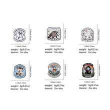 Cute Cartoon Animal Enamel Pins, Funny Sarcastic Quote Brooch Badge, Metal Animal Lapel Pins For Backpack Jacket Hat, Fun Novelty Gift For Man Women - Multicolor - View 12