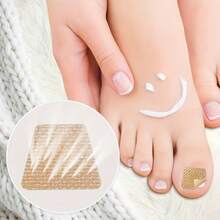 200pcs Self-Adhesive Toenail Patches, Invisible Nail Cap Stickers, Flexible And Lightweight Toenail Wraps, Strong Adhesive Force, Easy To Use, Suitable For Daily Wear, Home, Travel, And Daily Use - Apricot - View 3