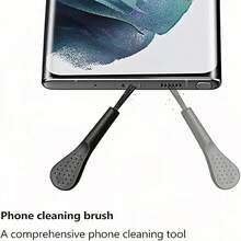 1Set For Phone 18 Pro Max 17 Mobile Phone Speaker Dust Mesh Net Cover USB C With 2pcs Type C Charging Port Protector Aluminum Alloy Dust Plug Cleaning Kit For Phone Duo - Multicolor - View 6
