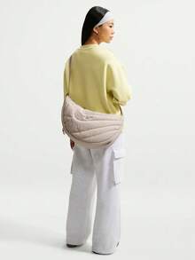 Nike Unisex NK AURA L Crescent Crossbody Bag IM1644-236 - Beige - View 7