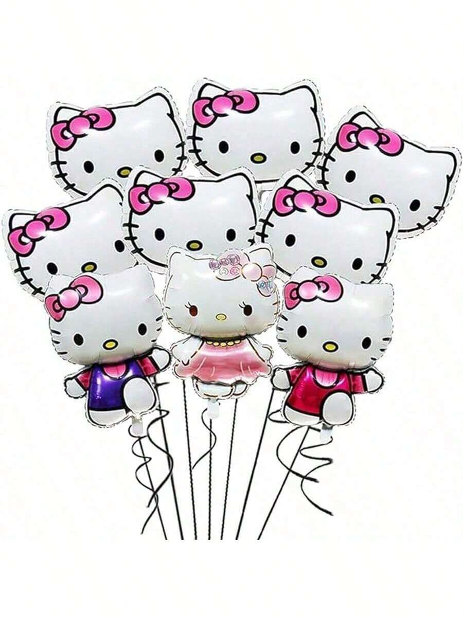 Foil Balloon Set Cute Cartoon Balloons Birthday Party Decor Supplies - As Shown In the Figure - View 1