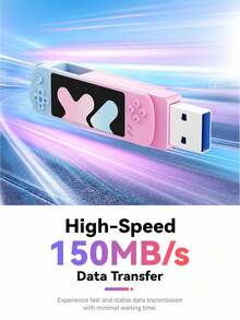 Lenovo USB xiaoxin XU11 hai cổng, Type-C USB3.2 hai cổng, dùng cho cả điện thoại và máy tính, nhiều dung lượng để chọn, truyền tải tốc độ cao, kiểu dáng tay cầm chơi game - Xem 3