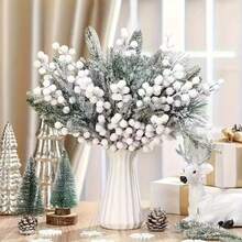 6pcs SHARKBEE Artificial Christmas Wreath, Pine Branch And Berry - Multicolor - View 4
