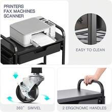Printer Stands - Black - View 4