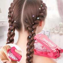 DIY Hair Accessory Gem & Rhinestone Setting Kit - Sparkling Hair Styling Tool. Perfect Christmas Gift For Women; Heatless Styling Tool To Add Sparkle To Hair. Easy To Use, Suitable For Hair, Ideal For Parties Or Holiday Gifting. - Embossed Set - View 3