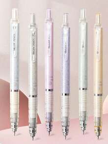 4pcs,Colnk 0.5mm Low Center Of Gravity Mechanical Pencil, Back To School Office & Student Supplies(Radom Color) - A - View 9
