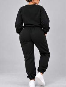 Women Two-Piece Outfits - Black - View 2