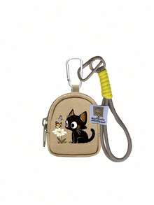 Small Wallet With A Drawstring And Cute Kitten Pattern, Lipstick Bag, Coin Purse, Zipper Credit Card Wallet, Fashionable High-End Wallet, Key Protector Storage Bag, Small Tool Bag, Women's Fashion Card Holder, For Travel And Daily Use. - Multicolor - View 15