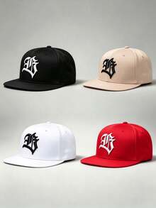 1pc Men's Hats Gothic Embroidered Hats For Men Adjustable Hip-Hop Cap Suitable For Outdoor Sports, Daily Wear, Is The Perfect Gift To Send Friends. - Multicolor - View 9