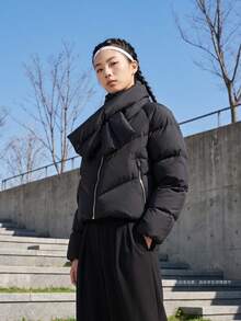 Nike 女款 AS W NK SF DWN WPFR WRMST 短版羽絨夾克 IM2167-010 - 黑色 - 查看 2