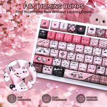 ATTACK SHARK SK02 129 Tombol PBT Cetak Samping, ANSI/ISO, Tata Letak QWERTY AS Knight-Errant: Tutup Tombol PBT Cetak Samping Sublimasi dengan Artwork Knight-Errant dan Profil Cherry - View 9