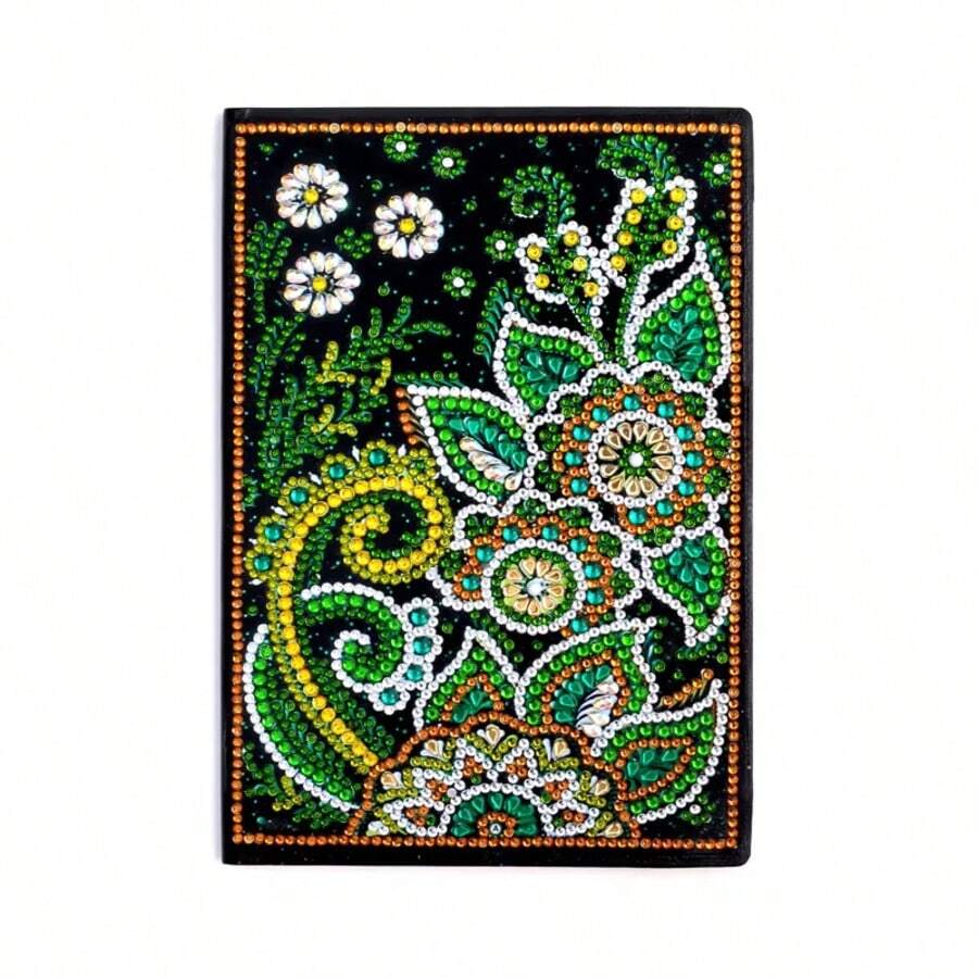 Best-Selling 50-Page Diamond Painting Notebook A5 Creative DIY Irregular Shaped Rhinestone Floral Butterfly Kit