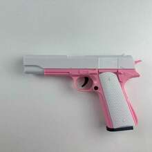 1911 Manual Ejection Toy Gun, 10 Soft Bullets, 8 Cartridges, 1 Shooting Practice Game, Handgun Model, Birthday Gift (This Product Has Two Options: With Text And Without Text, Randomly Sent, Some Accessory Colors Are Randomly Sent, Manual Measurement May Cause Deviation) - Multicolor - View 12