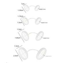 1 Set Of 4 Sizes Nose Masks With Built-In Invisible Filter, Blocks Dust, Pollen And Smog, Filters Exhaled Air, Embedded Simple Design, Easy To Wear And Remove, Soft And Comfortable Texture, Discreet Appearance, Fits Various Nose Shapes, Travel Nose Masks - View 5