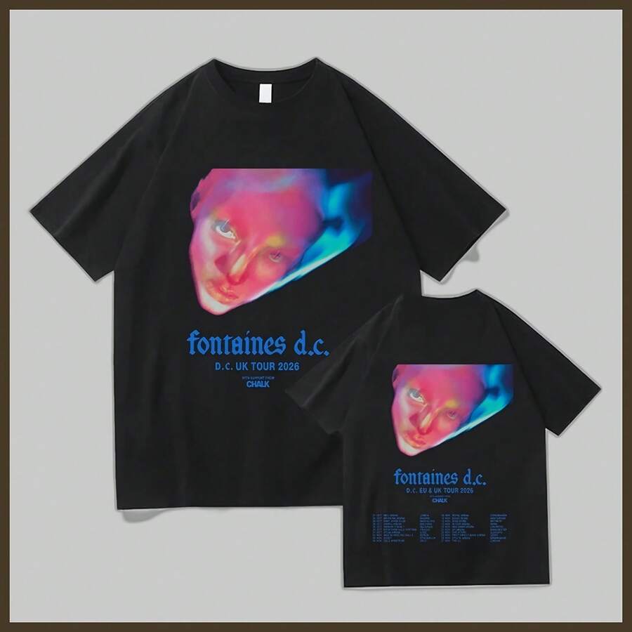 Fontaines D C DOPAMINE Chamber DC EU UK Tour 2026 Graphic Vintage T ...