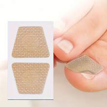 200pcs Self-Adhesive Toenail Patches, Invisible Nail Cap Stickers, Flexible And Lightweight Toenail Wraps, Strong Adhesive Force, Easy To Use, Suitable For Daily Wear, Home, Travel, And Daily Use - Apricot - View 4