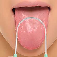 Portable Tongue Cleaner Tool Set, Soft Rubber Tongue Scraper + Stainless Steel U-Shaped Tongue Scraper + Plastic Tongue Scraper, Non-Slip Handle Design, Washable, Reusable, Home Oral Care Tools - Multicolor - View 3
