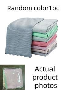 1pc/5pcs Multi-Purpose Cleaning Cloth, Suitable For Smooth Surfaces, Lint-Free, For Windows, Mirrors And Glass, Reusable Household Cleaning Supplies, Perfect For Daily Home Cleaning. - Multiple Styles - View 9