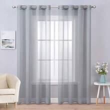 Noveish Curtains - Silver - View 6