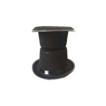 1/2pcs Black Magician Top Hat, Party Prop, Magic Hat For Performance - A - View 5