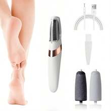 Electric Foot File, USB Rechargeable Automatic Callus Remover With 2 Speed Settings, LED Light And Replacement Rollers, Portable Foot Care Tool For Dry, Cracked, Rough Skin And Calluses, Suitable For Home And Travel Use, Durable Foot Smoothing Grinder, Great Christmas And Halloween Gift For Men And Women - Multicolor - View 18