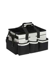 Large-Capacity Cleaning Kit, Tool Storage Bag, Portable And Crossbody Cleaning Organizer, Cleaning Bag,Oxford Cloth Large-Capacity Multifunctional Tool Organizer Bag – Portable Cleaning Supply Organizer & Handbag - Multicolor - View 14