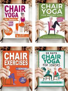 30-Day Chair Yoga Guide (Suitable For Seniors 60+ And Adults 40+): Low-Intensity Exercises To Help You Restore Strength, Flexibility And Balance - Gentle Chair Yoga For Home Or Office, Specifically Designed For Seniors With Easy-To-Follow Illustrations And Text - Multicolor - View 9