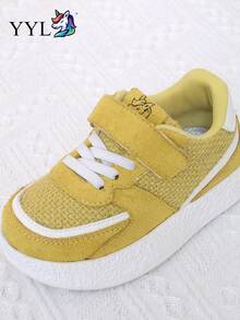 Vintage Sneakers With Hook-And-Loop, Soft Sole, Anti-Slip, Easy To Put On And Take Off, Lightweight - Lime Green - View 2