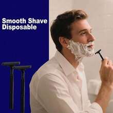 Twin Blade Disposable Razors With Clear Safety Cap, Shaving Razors Bulk For Men &Women, Stainless Steel Blade, Multipurpose Portable Shave Razor For Bathing Hotel Travel, Black - Multicolor - View 5