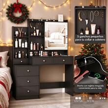 Vanities & Vanity Benches - Black - View 3