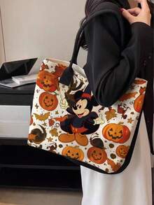 Disney Large Capacity Tote Bag, Outdoor Handbag, Cute Shoulder Bag, Suitable For Outdoor Leisure Sports, Shopping, Perfect Girlfriend Gift - Multicolor - View 6