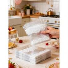 Candy & Biscuit Wrapping Supplies - Sheer Lace Trim - View 1