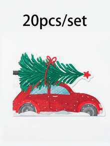 1set Christmas Napkins – Suitable For Christmas Dinner Table Decor And Use As Napkins; Ideal For Parties, Birthdays, And Holiday Table Settings. - A - View 14