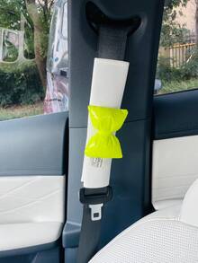 Cute Bow Car Seat Belt Shoulder Pad, Anti-Chafing Seat Belt Cushion, Car Interior Accessory For Women - A - View 13