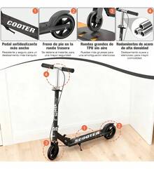 Kick Scooters, Foot Scooters - Black - View 5