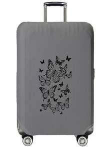 1pc 18-32 Inch Suitcases Dust Cover, Butterfly Print Luggage Cover. Stretchable, Scratch-Proof & Dustproof, Stylish Decoration For Luggage - Multicolor - View 18